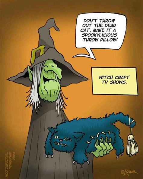 Funny witch cartoon for halloween